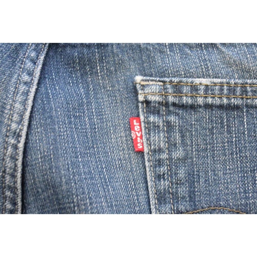 Levi's‎ 514 Straight Boot Rugged Denim Blue Jeans Mens Size 36 x 32 - Picture 7 of 7